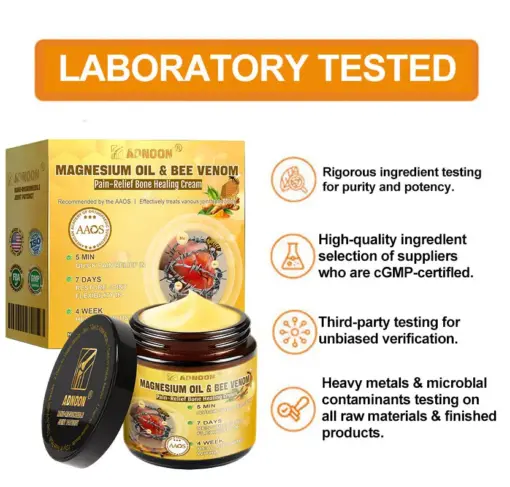 ADNOON® Magnesium Oil & Bee Venom Pain-Relief Bone Healing Cream
