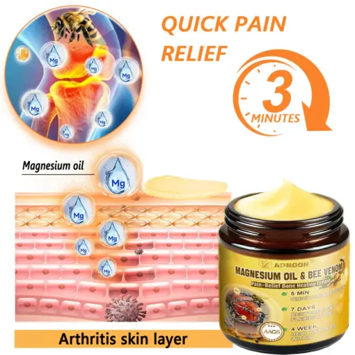 ADNOON® Magnesium Oil & Bee Venom Pain-Relief Bone Healing Cream